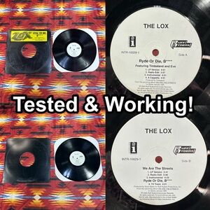 THE LOX- RYDE OR DIE , B**** We Are The Streets Interscope Records INTR-10029-1